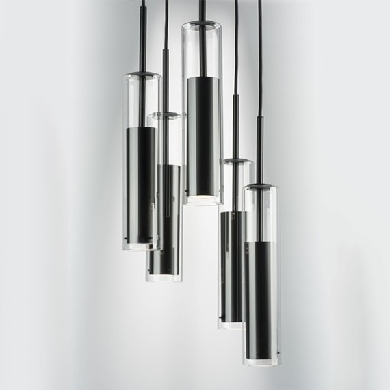 Длинный подвесной светильник Lightstar 756057 Cilino под лампы 5xGU10 200W