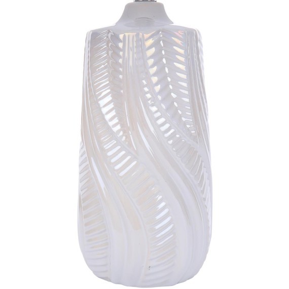 8211/1T CLASSI LN25 белый жемчужный/белый, керамика/текстиль Настольная лампа Е27 1*60W 220V SINNA