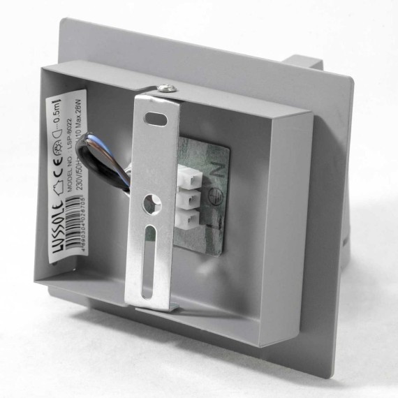 Спот настенный Lussole GRLSP-8022 DILLINGHAM IP21 под лампу 1xGU10 5.5W