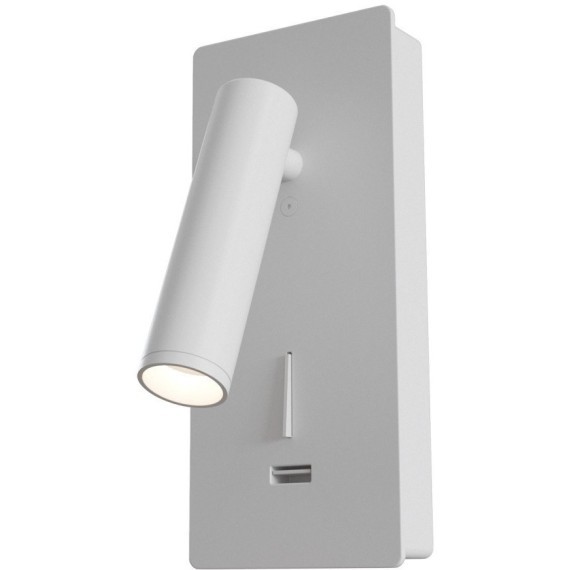 Бра для чтения светодиодное с выключателем и USB-портом Mirax C041WL-L3W3K