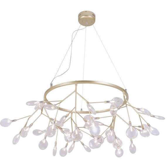 Светильник подвесной Crystal Lux EVITA SP45 D GOLD/TRANSPARENT