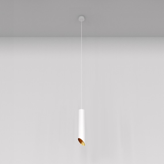 Подвесной светильник цилиндр Maytoni P044PL-01-30GU10-W L IPari под лампу 1xGU10 35W