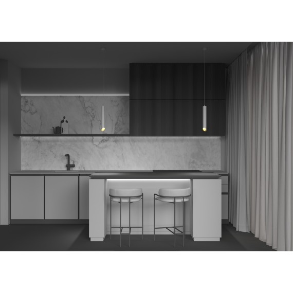 Подвесной светильник цилиндр Maytoni P044PL-01-30GU10-W L IPari под лампу 1xGU10 35W