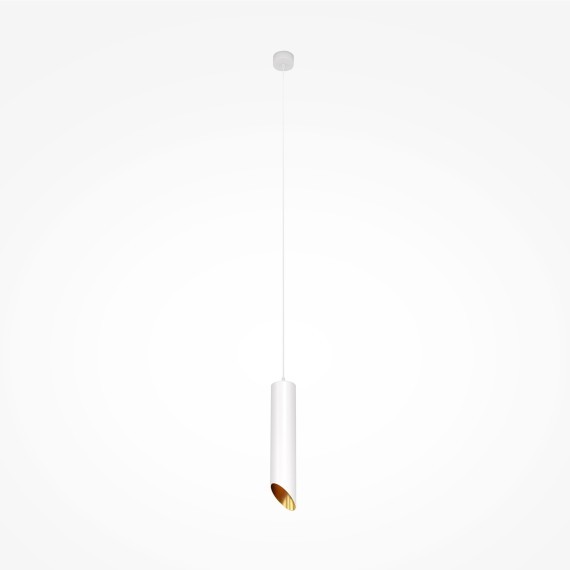 Подвесной светильник цилиндр Maytoni P044PL-01-30GU10-W L IPari под лампу 1xGU10 35W