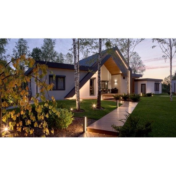 Уличный наземный светильник Maytoni O422FL-L12GF Hof IP54 светодиодный LED 12W