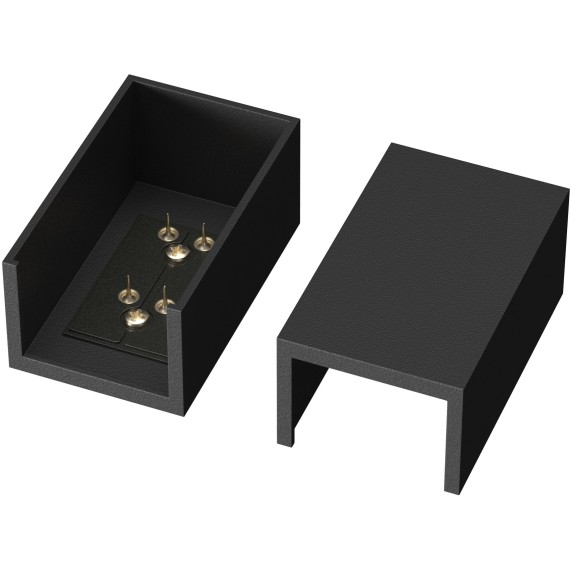 Боковая заглушка 1шт для резинового шинопровода Maytoni Elasity TRA160EC-1B