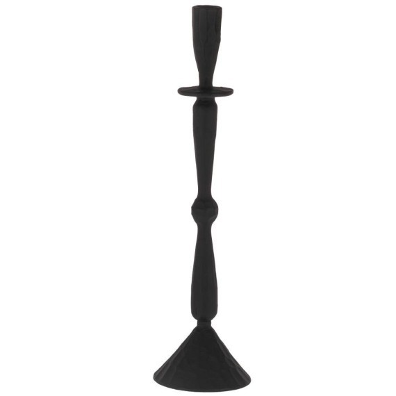 422104 JELLICOE B385 Подсвечник лофт алюминий черный