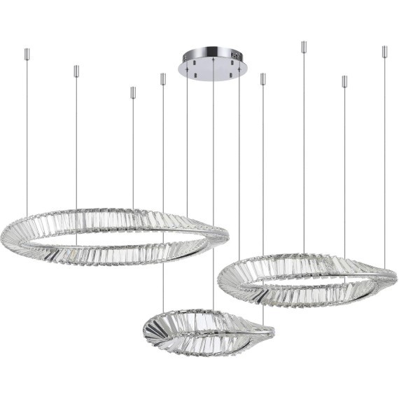 SL6204.111.03 Светильник подвесной ST-Luce Хром/Прозрачный LED 1*97W 4000K RITORTO