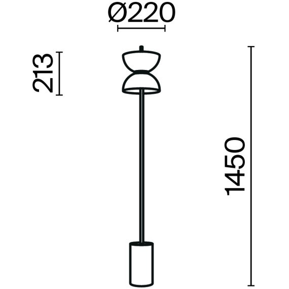 Напольный светильник (торшер) Maytoni MOD178FL-L11B3K