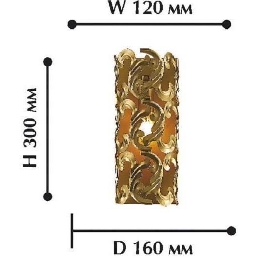 Настенный светильник Dorata 1469-1W