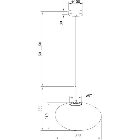 Подвесной светильник светодиодный Roca MOD004PL-L5S3K