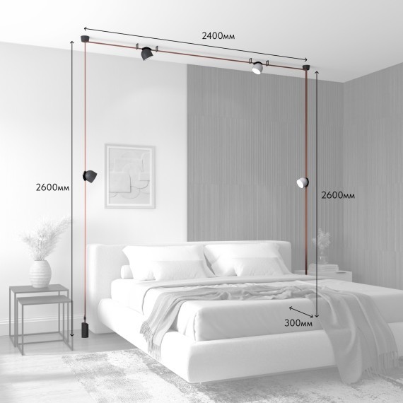 Готовая ременная трековая система Denkirs Belty DK55SET16-01-BR