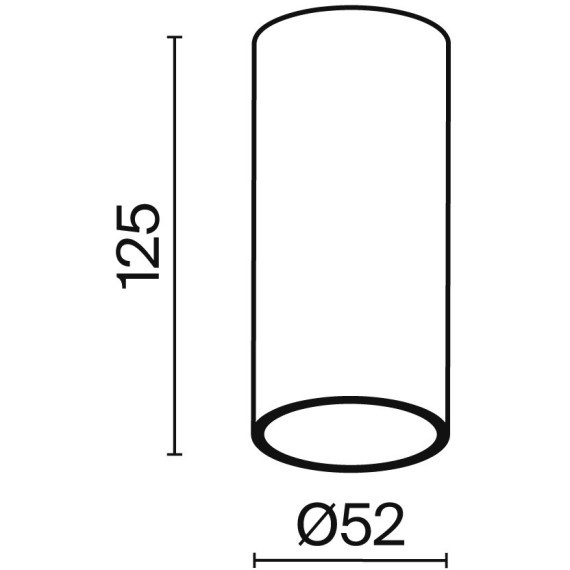 Потолочный светильник Technical C056CL-L12B4K-W-B