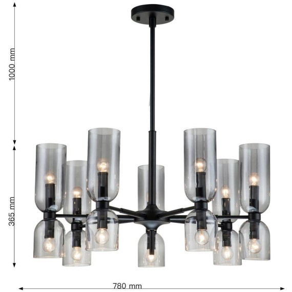 Потолочная люстра Amusing 2877-7P