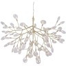 Светильник подвесной Crystal Lux EVITA SP63 GOLD/TRANSPARENT