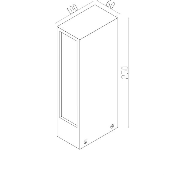 Уличный наземный светильник Maytoni O422FL-L6GF Hof IP65 светодиодный LED 6W