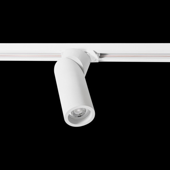 Однофазный двужильный трековый светильник Crystallux CLT 0.31 030 WH под сменную лампу GU10