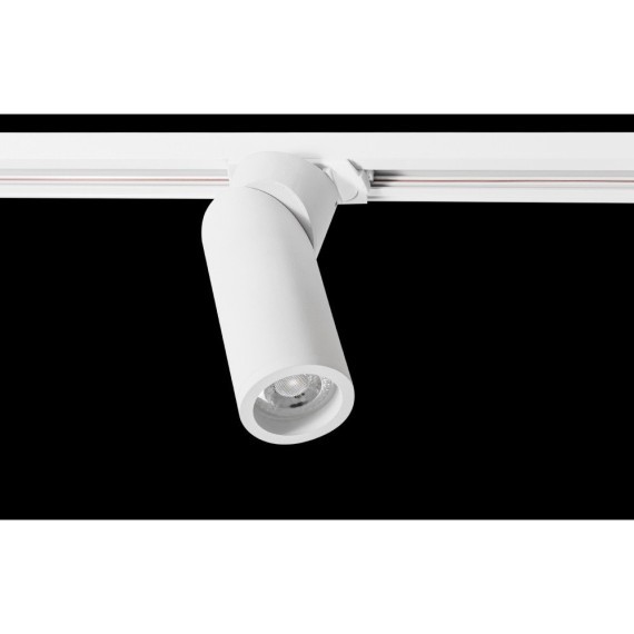 Однофазный двужильный трековый светильник Crystallux CLT 0.31 030 WH под сменную лампу GU10