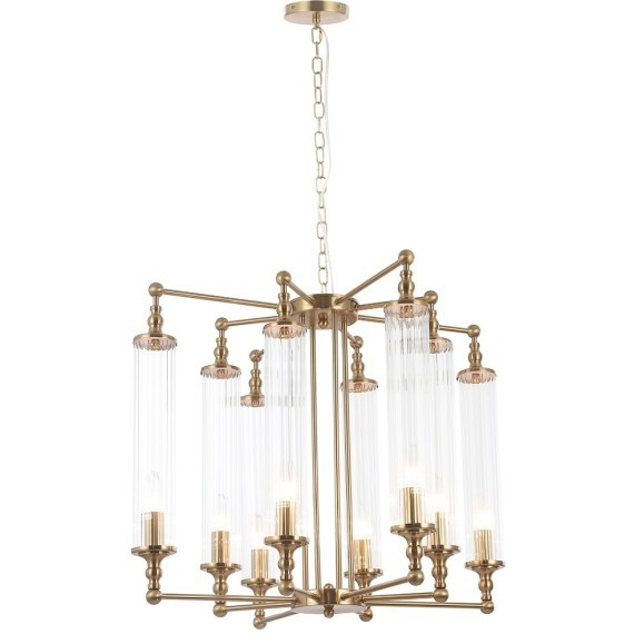Люстра Crystal Lux TOMAS SP8 D650 BRASS 3672/308D