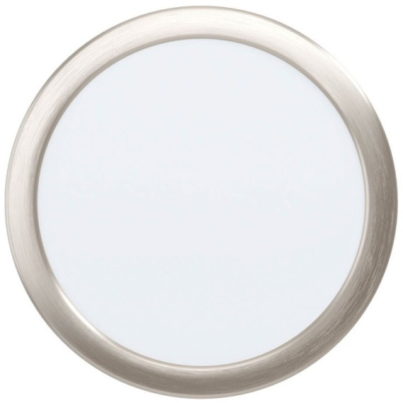 99155 Светодиодный встраиваемый светильник FUEVA 5, 17W (LED), ?216, ET26, 2100lm, 4000K, сталь, никель