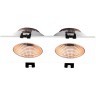 DK3072-WBR Встраиваемый светильник, IP 20, 10 Вт, GU5.3, LED, белый/бронзовый, пластик