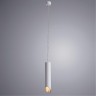 Подвесной светильник цилиндр Arte Lamp A1536SP-1WH PILON-SILVER под лампу 1xGU10 35W