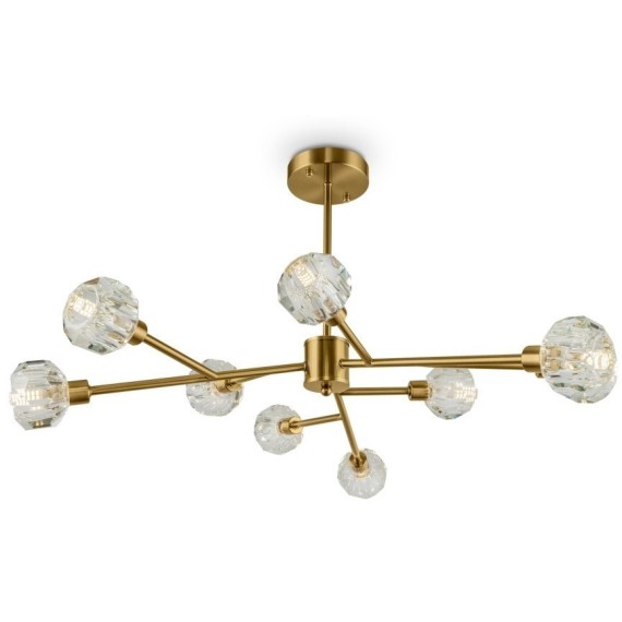 Потолочная люстра хрустальная Grace FR5114PL-09BZ