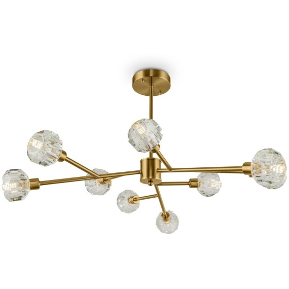 Потолочная люстра хрустальная Grace FR5114PL-09BZ