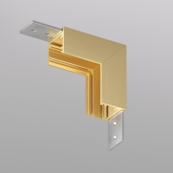 Угловой коннектор с потолка на стену Denkirs Shine 48V TR5732-SB