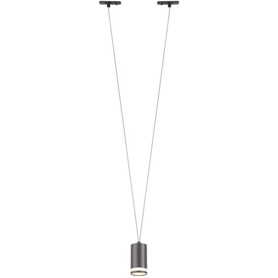 Однофазный двужильный трековый светильник Crystallux CLT 0.31 014 BL под сменную лампу GU10