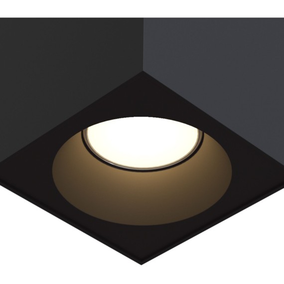 Уличный потолочный светильник Maytoni C030CL-01B Zoom IP65 под лампу 1xGU10 50W