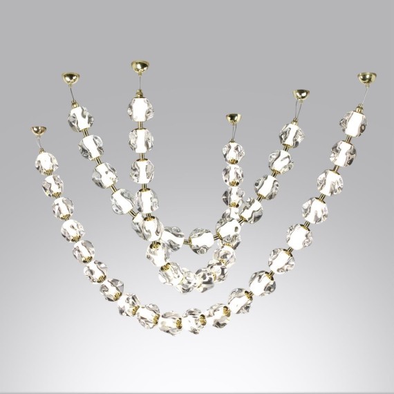 Подвес бусы LED 64W 4000K 3200Лм Odeon Light JEMSTONE 5085/64L