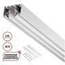 Шинопровод для гарпунных натяжных потолков 3м 48V Novotech FLUM 135243