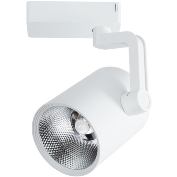 Однофазный двужильный светодиодный трековый светильник Arte Lamp A2330PL-1WH TRACCIA 4000К 2400Лм CRI80+ 24° 30Вт