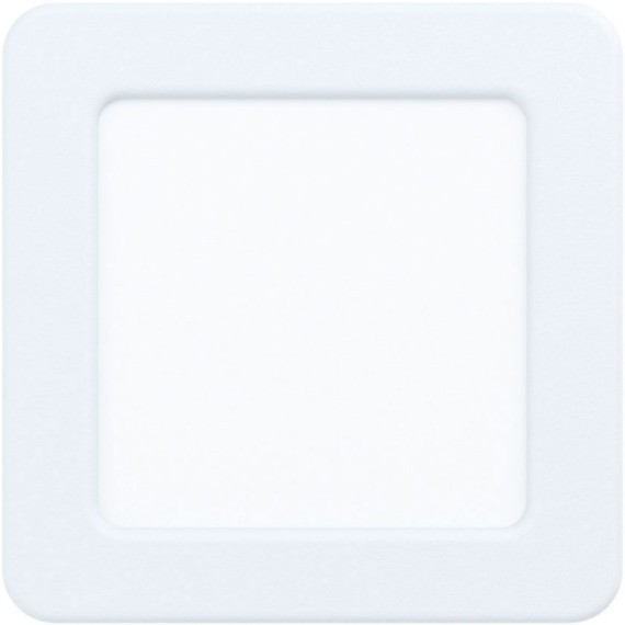 99162 Светодиодный встраиваемый светильник FUEVA 5, 5,5W (LED), 117х117, ET26, 650lm, 3000K, сталь, белый/