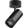 Черный накладной светодиодный спот с изм углом и температурой света 40W 2800Лм 20-55° CRI90 2700-4200-6000К Canno Pro Lightstar C4407SO