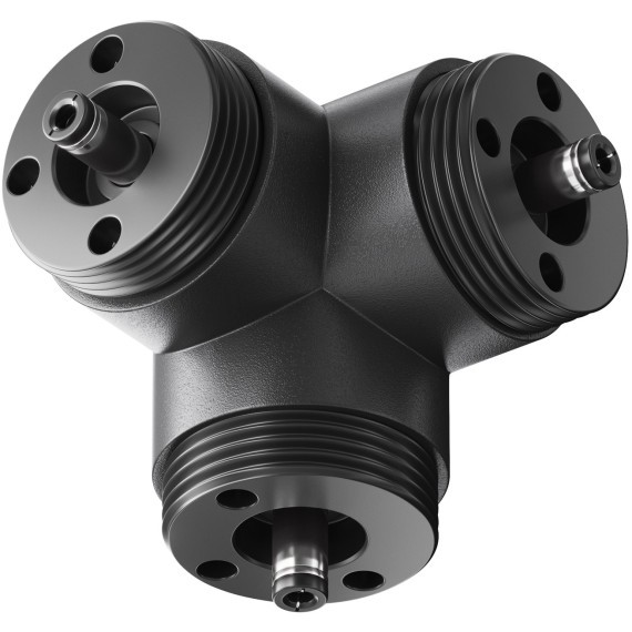 T-образный вертикальный коннектор для системы Maytoni Shelf без ввода питания CA016TC-B