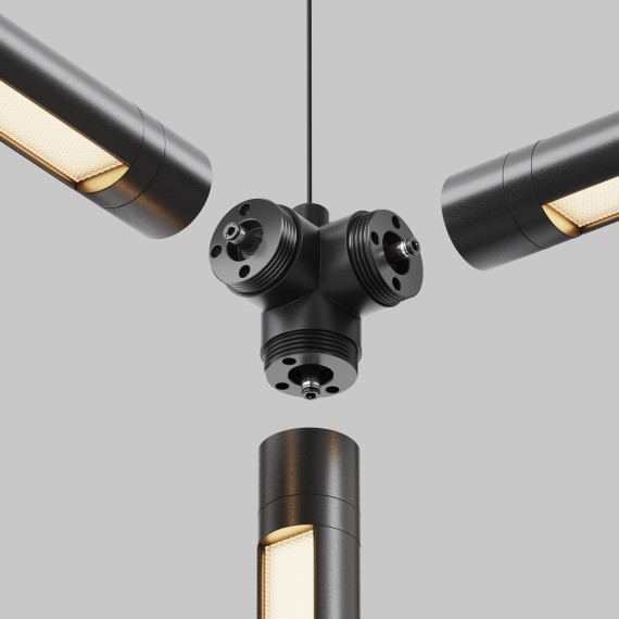 T-образный вертикальный коннектор для системы Maytoni Shelf без ввода питания CA016TC-B