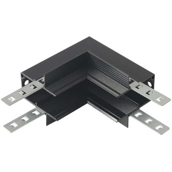 Внутренний соединитель угловой для встраиваемого магнитного шинопровода для ГКЛ12,5 мм Crystal Lux CLT 0.223 13 BL 1408/103