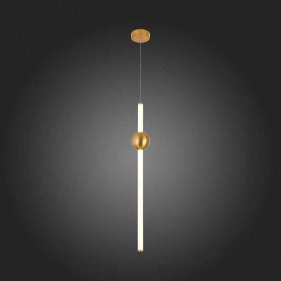 SL1222.213.01 Светильник подвесной ST-Luce Золотистый/Золотистый, Белый LED 1*18W 4000K ANGURRA