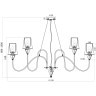 Подвесная люстра Florero MOD078PL-12CH