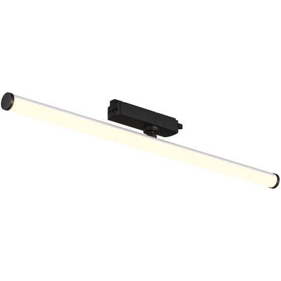 Однофазный двужильный светодиодный трековый светильник Denkirs DK6638-BK Strom 3000К 1400Лм CRI90+ 300° 15Вт