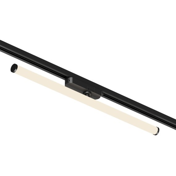 Однофазный двужильный светодиодный трековый светильник Denkirs DK6638-BK Strom 3000К 1400Лм CRI90+ 300° 15Вт