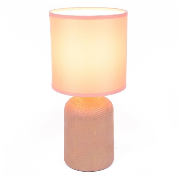 8221/1T MODERNI LN25 терракота, керамика/текстиль Настольная лампа Е27 1*60W 220V NIANA