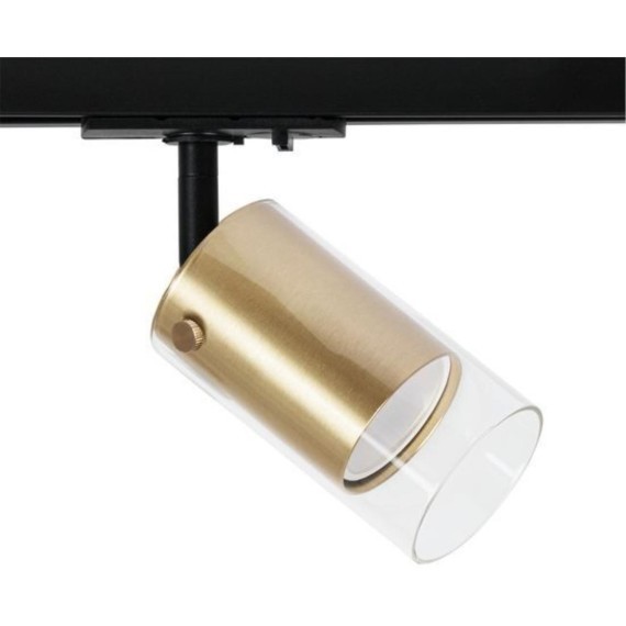 Однофазный двужильный трековый светильник Arte Lamp A5368PL-1SG LAZIO под сменную лампу GU10