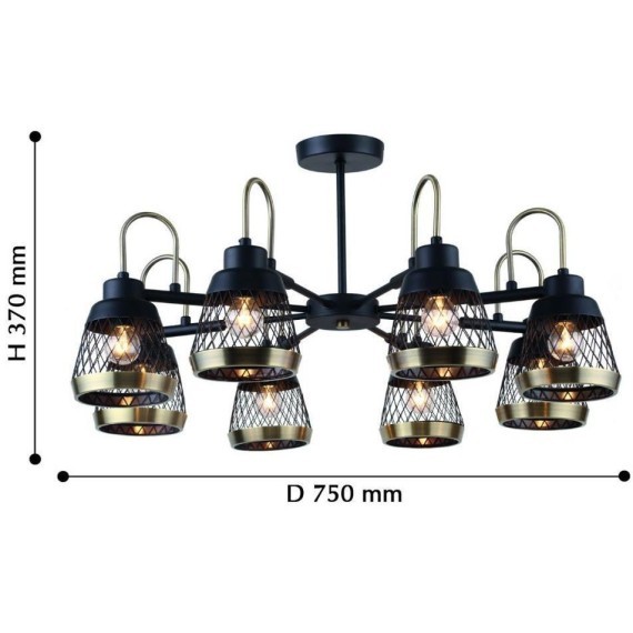 Потолочная люстра Entresol 2346-8P