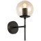 SLE154901-01 Светильник настенный Черный/Янтарный E27 1*40W LACOTTA