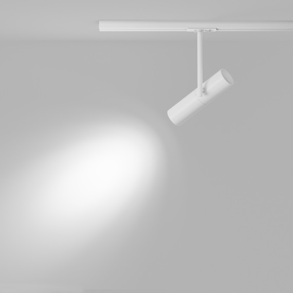 Однофазный двужильный трековый светильник Maytoni Unity TR005-1-GU10-W Elti под сменную лампу GU10