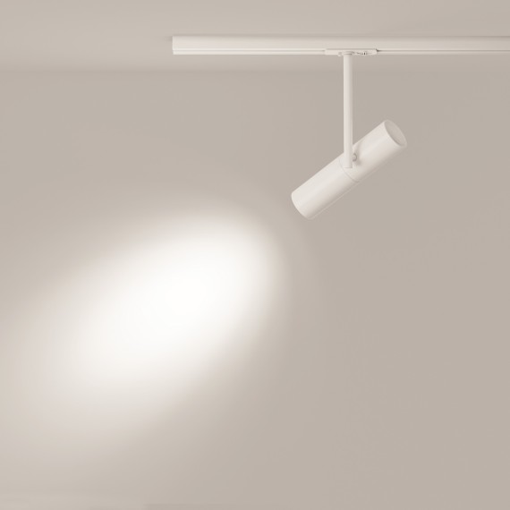 Однофазный двужильный трековый светильник Maytoni Unity TR005-1-GU10-W Elti под сменную лампу GU10