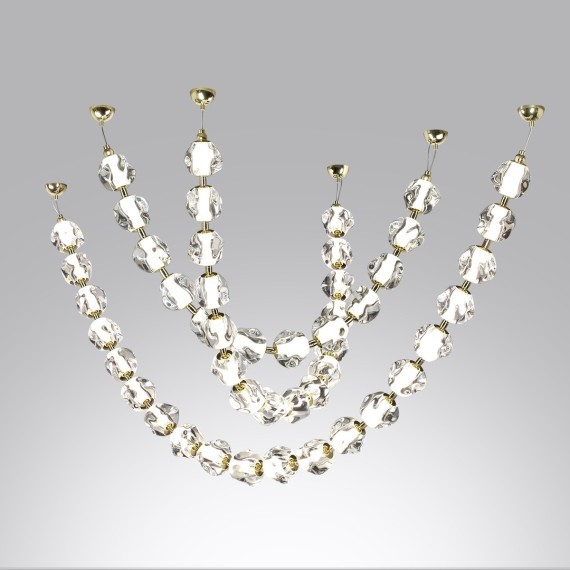 Подвес бусы  LED 80W 4000K 4000Лм Odeon Light JEMSTONE 5085/80L